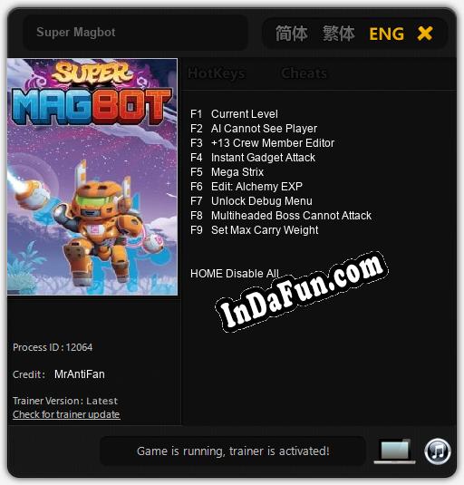 Super Magbot: TRAINER AND CHEATS (V1.0.48)