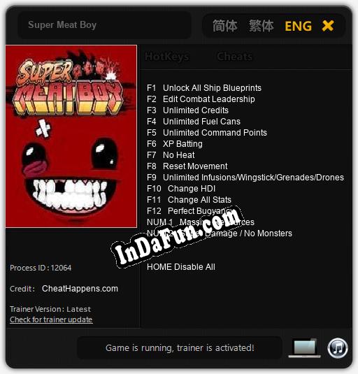 Super Meat Boy: TRAINER AND CHEATS (V1.0.80)