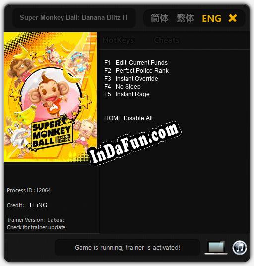 Super Monkey Ball: Banana Blitz HD: Cheats, Trainer +5 [FLiNG]