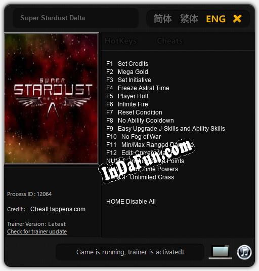 Super Stardust Delta: Trainer +15 [v1.7]
