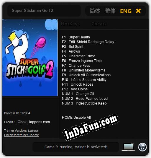 Super Stickman Golf 2: Cheats, Trainer +15 [CheatHappens.com]