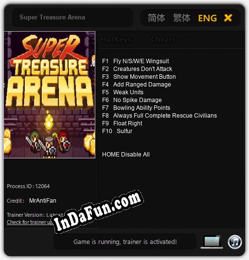Super Treasure Arena: TRAINER AND CHEATS (V1.0.91)