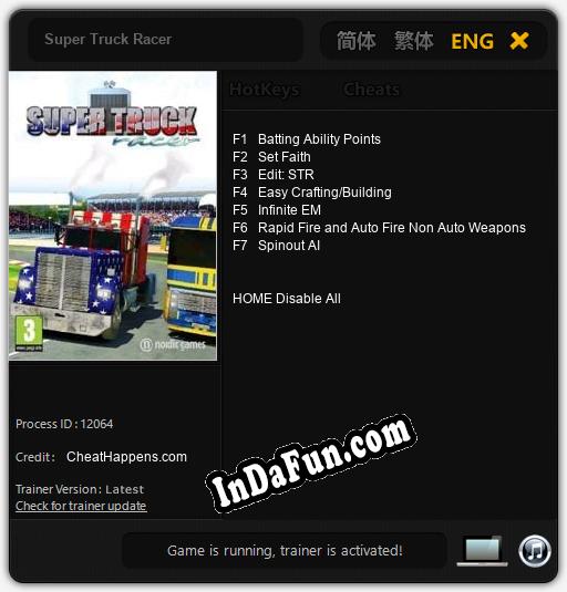 Super Truck Racer: Trainer +7 [v1.5]