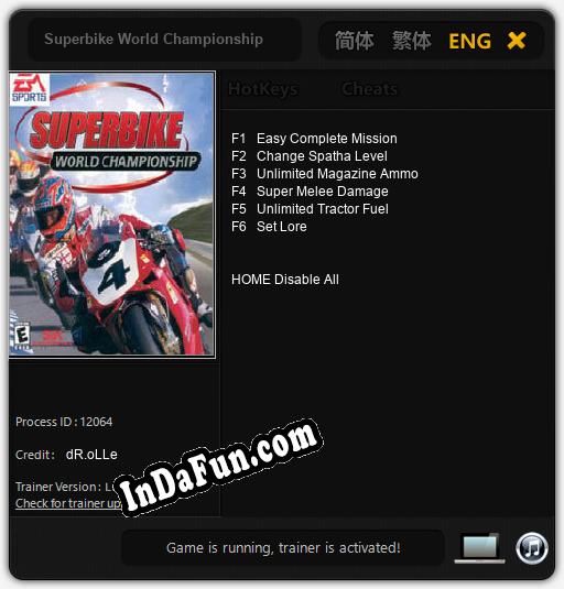 Trainer for Superbike World Championship [v1.0.8]