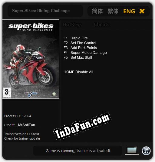 Trainer for Super-Bikes: Riding Challenge [v1.0.9]