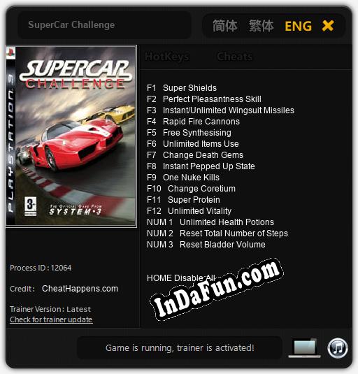 SuperCar Challenge: Trainer +15 [v1.2]