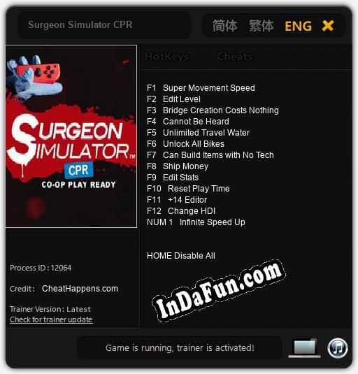 Surgeon Simulator CPR: Cheats, Trainer +13 [CheatHappens.com]