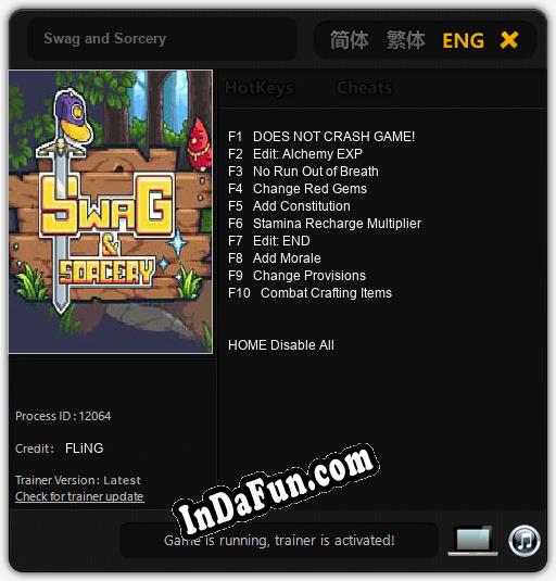 Swag and Sorcery: TRAINER AND CHEATS (V1.0.68)