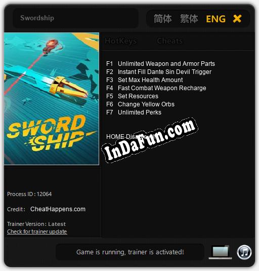 Swordship: TRAINER AND CHEATS (V1.0.6)