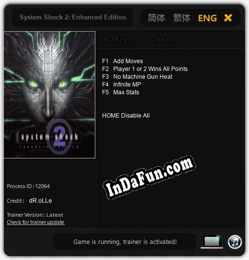 System Shock 2: Enhanced Edition: Trainer +5 [v1.2]