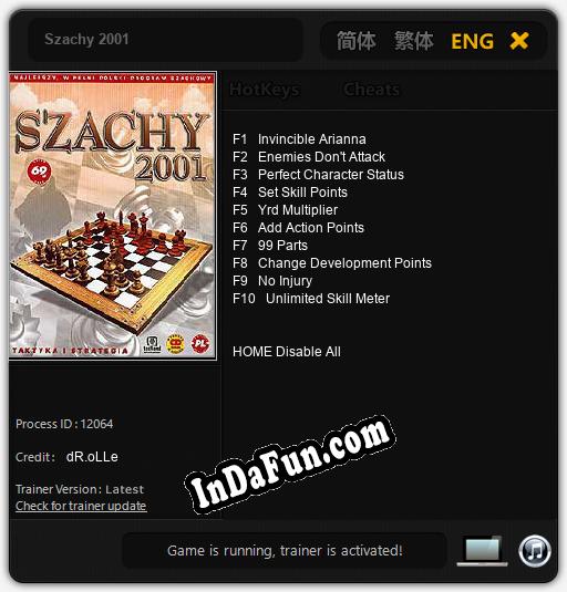 Trainer for Szachy 2001 [v1.0.7]