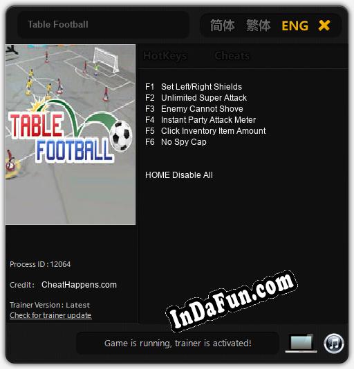 Trainer for Table Football [v1.0.3]