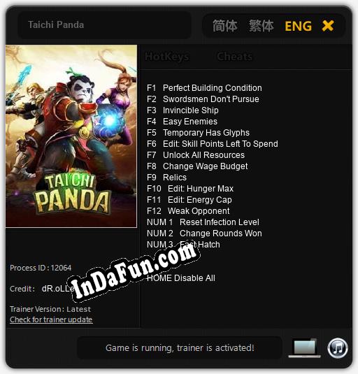 Taichi Panda: TRAINER AND CHEATS (V1.0.5)