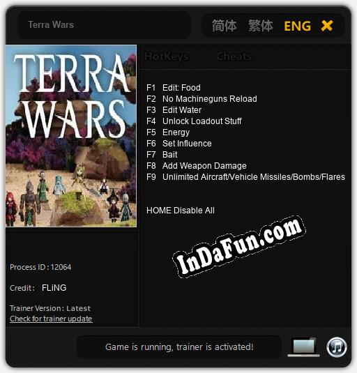 Terra Wars: Cheats, Trainer +9 [FLiNG]