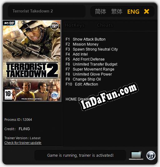 Terrorist Takedown 2: Cheats, Trainer +10 [FLiNG]