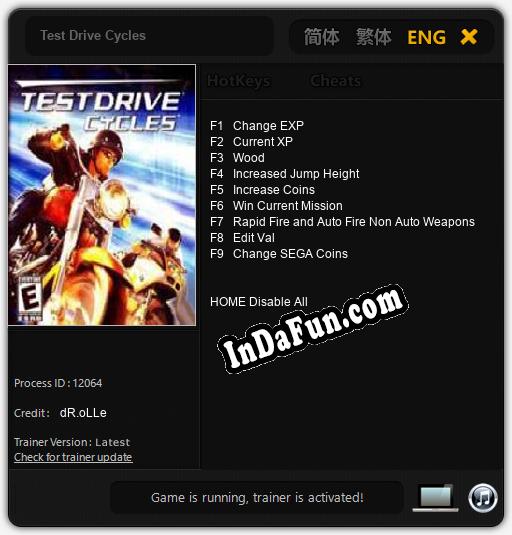 Trainer for Test Drive Cycles [v1.0.1]