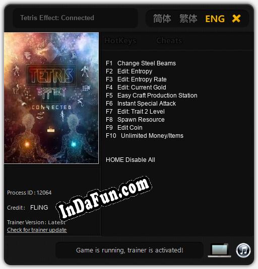 Tetris Effect: Connected: TRAINER AND CHEATS (V1.0.49)