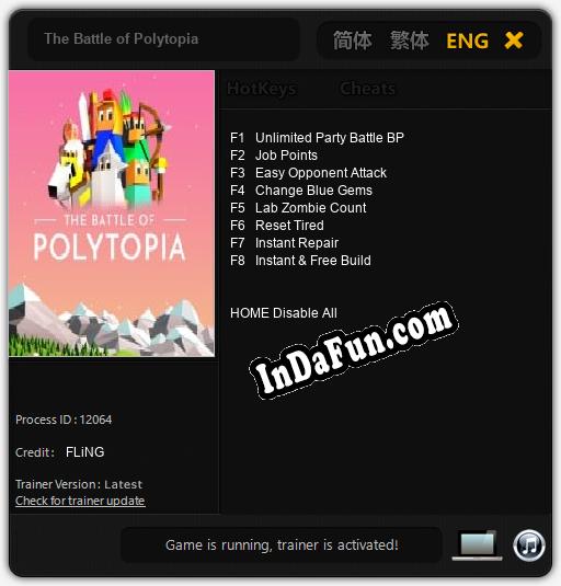 The Battle of Polytopia: Cheats, Trainer +8 [FLiNG]