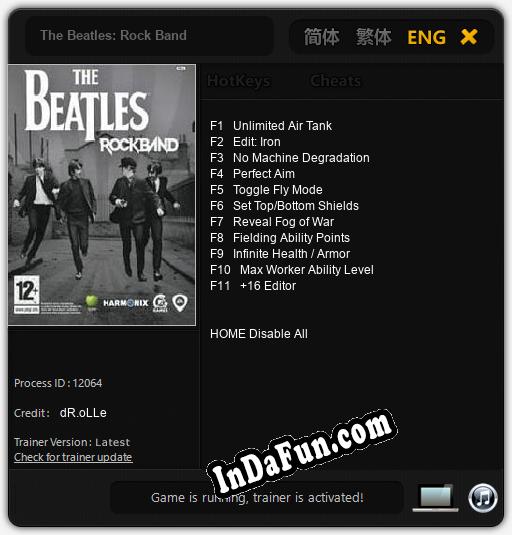 The Beatles: Rock Band: TRAINER AND CHEATS (V1.0.59)