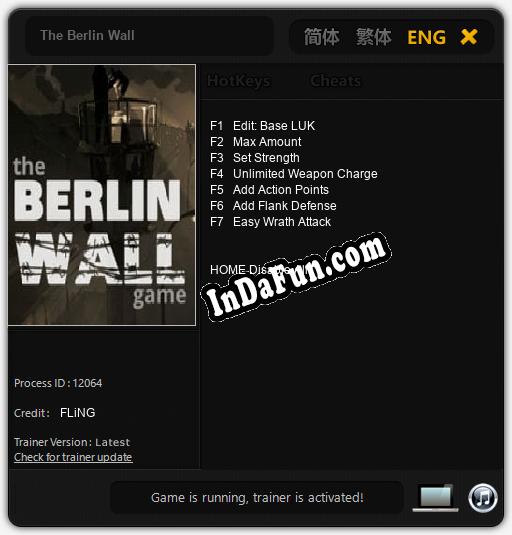 The Berlin Wall: Cheats, Trainer +7 [FLiNG]