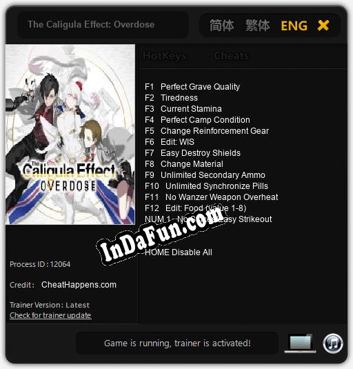 The Caligula Effect: Overdose: Trainer +13 [v1.3]