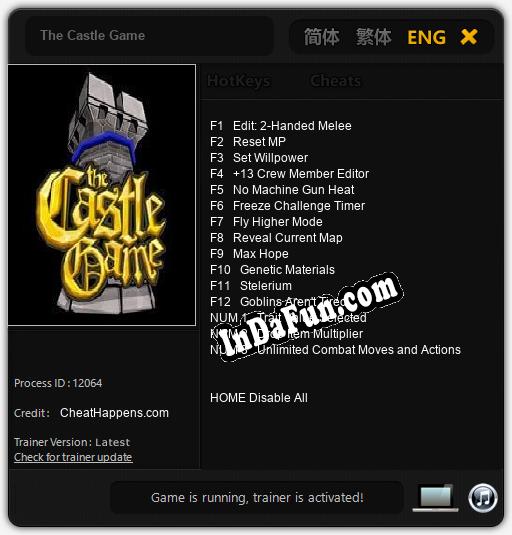 The Castle Game: Cheats, Trainer +15 [CheatHappens.com]