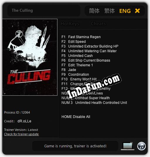 The Culling: Cheats, Trainer +15 [dR.oLLe]