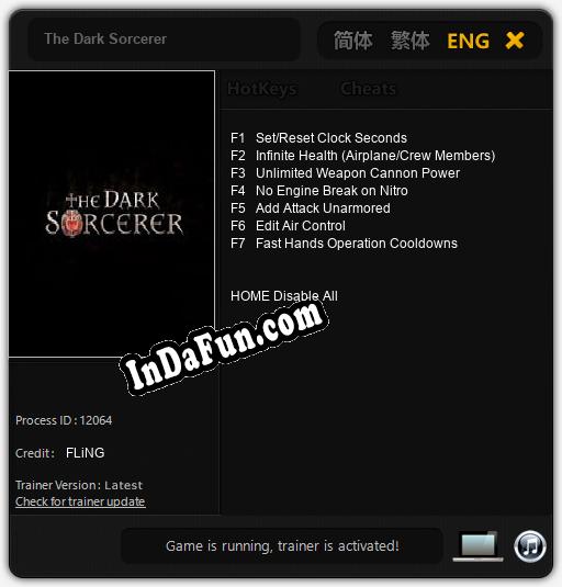 Trainer for The Dark Sorcerer [v1.0.4]