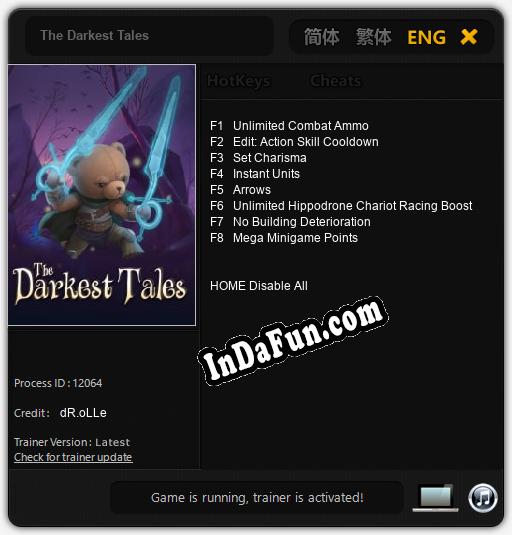 The Darkest Tales: TRAINER AND CHEATS (V1.0.60)