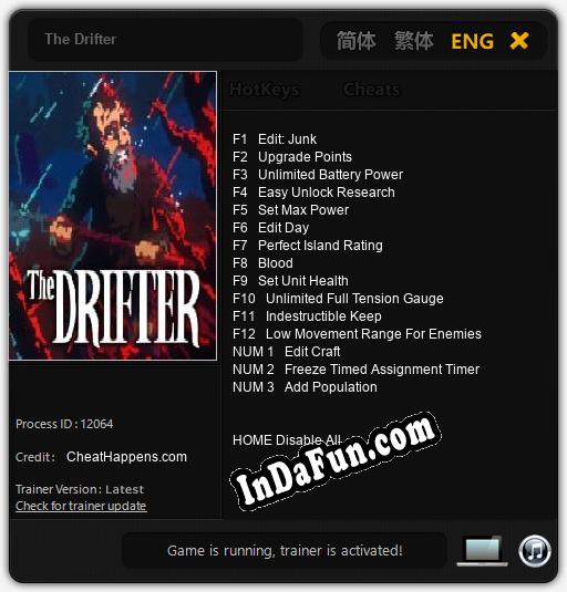 The Drifter: Cheats, Trainer +15 [CheatHappens.com]