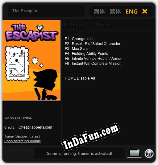 The Escapist: Cheats, Trainer +6 [CheatHappens.com]
