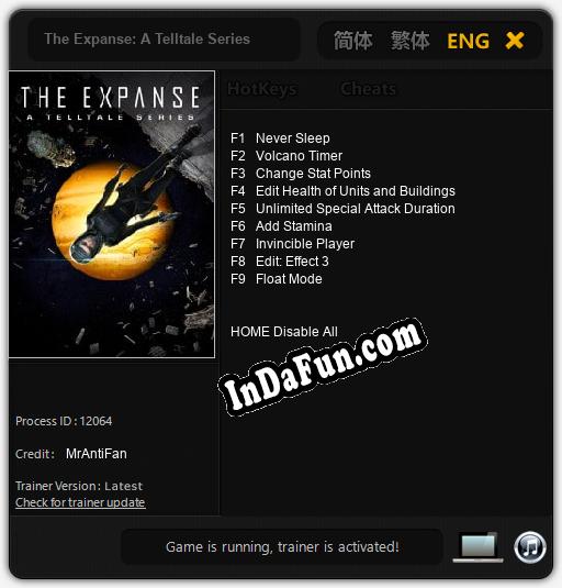 The Expanse: A Telltale Series: Cheats, Trainer +9 [MrAntiFan]