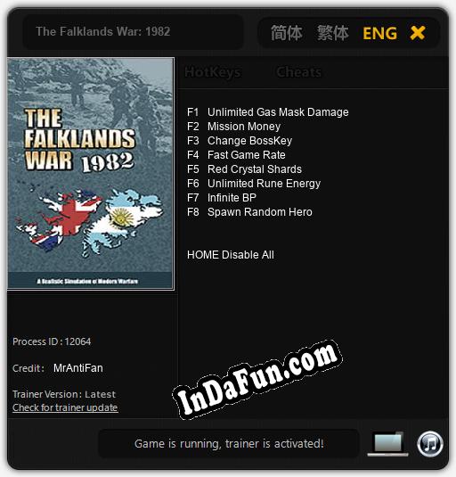 The Falklands War: 1982: Trainer +8 [v1.9]