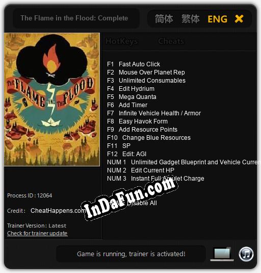 The Flame in the Flood: Complete Edition: Trainer +15 [v1.4]