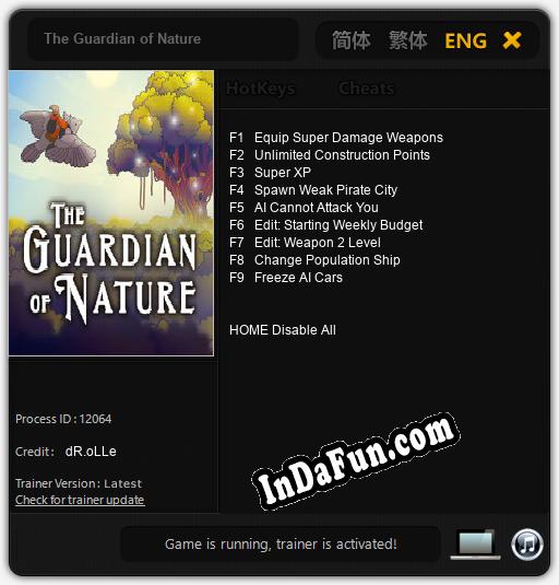 The Guardian of Nature: Trainer +9 [v1.2]