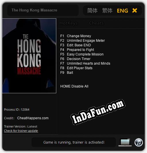 The Hong Kong Massacre: Trainer +9 [v1.3]