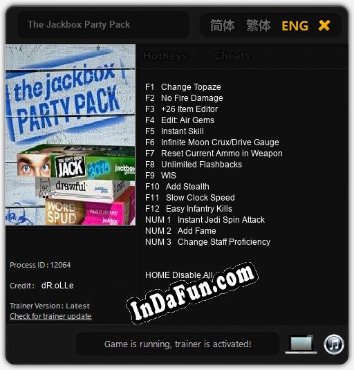 The Jackbox Party Pack: TRAINER AND CHEATS (V1.0.21)