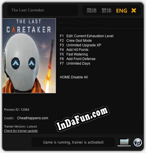 Trainer for The Last Caretaker [v1.0.6]