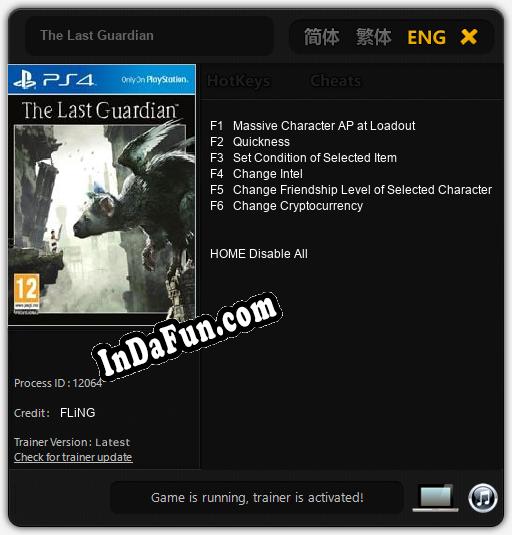 The Last Guardian: TRAINER AND CHEATS (V1.0.84)