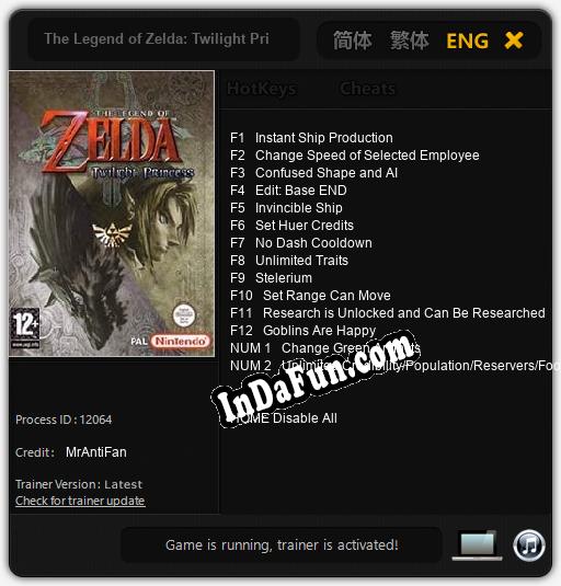 The Legend of Zelda: Twilight Princess: Trainer +14 [v1.2]