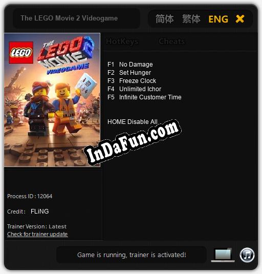Trainer for The LEGO Movie 2 Videogame [v1.0.7]