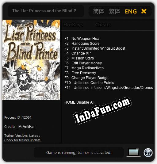 The Liar Princess and the Blind Prince: Cheats, Trainer +11 [MrAntiFan]
