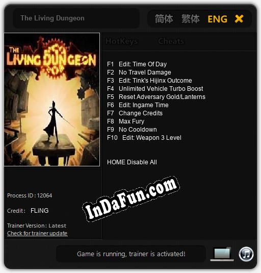 The Living Dungeon: Cheats, Trainer +10 [FLiNG]