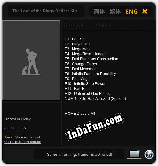 The Lord of the Rings Online: Kingdoms of Harad: Trainer +13 [v1.1]