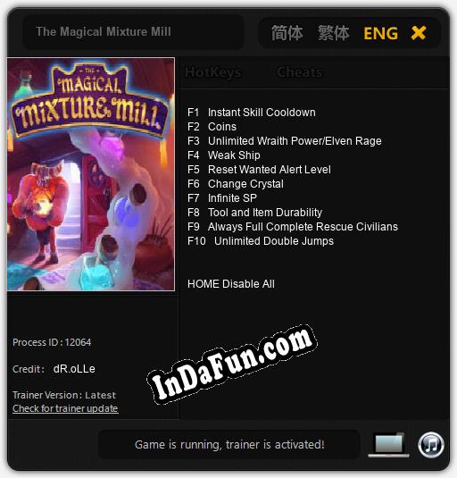 The Magical Mixture Mill: TRAINER AND CHEATS (V1.0.65)