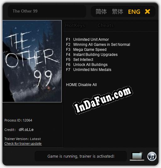 The Other 99: Cheats, Trainer +7 [dR.oLLe]