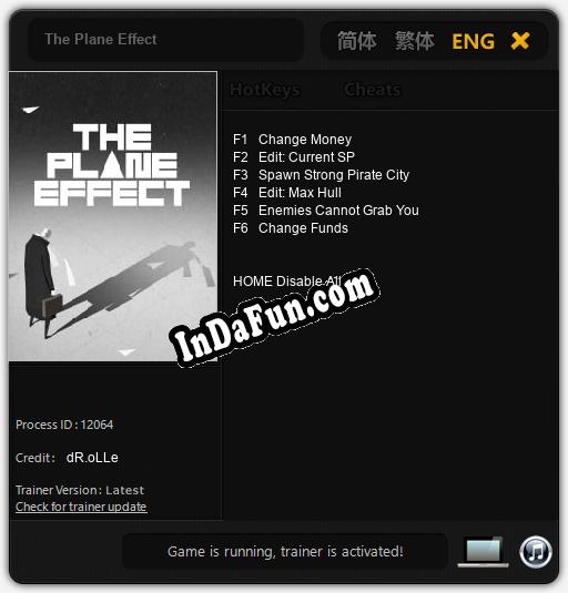 The Plane Effect: Trainer +6 [v1.3]