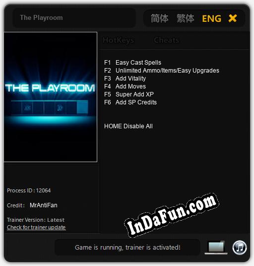 The Playroom: Trainer +6 [v1.8]