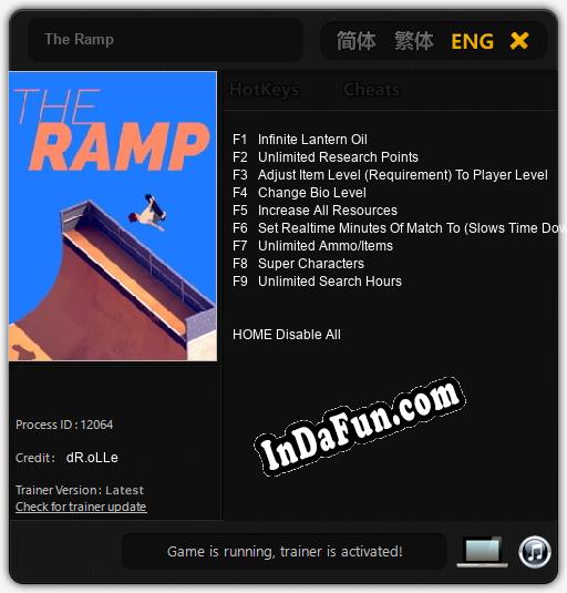 Trainer for The Ramp [v1.0.4]