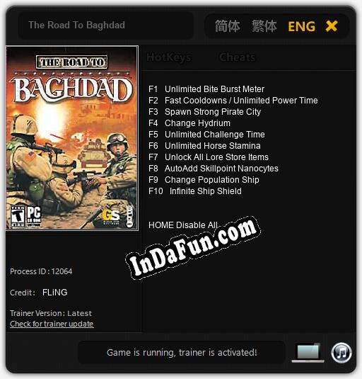 The Road To Baghdad: TRAINER AND CHEATS (V1.0.7)